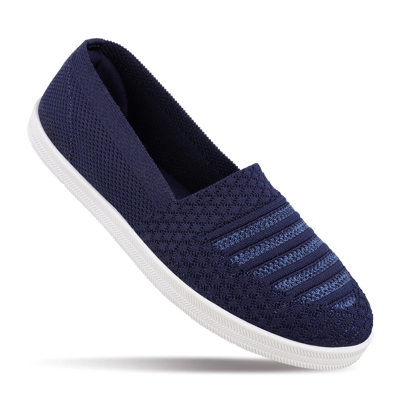 Walkaroo Go Womens Belly Shoes - WC4888 Navy Blue - Walkaroo Footwear