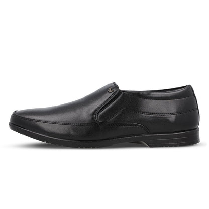 Walkaroo Men Formal Loafer Shoes - WF6303 Black - Walkaroo Footwear