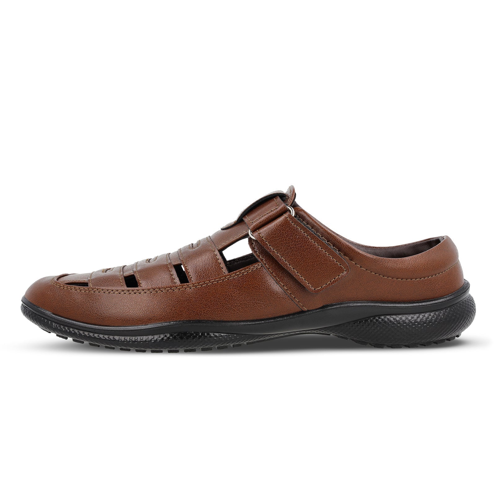 Walkaroo Men Roman Sandals - WF6258 Brown - Walkaroo Footwear