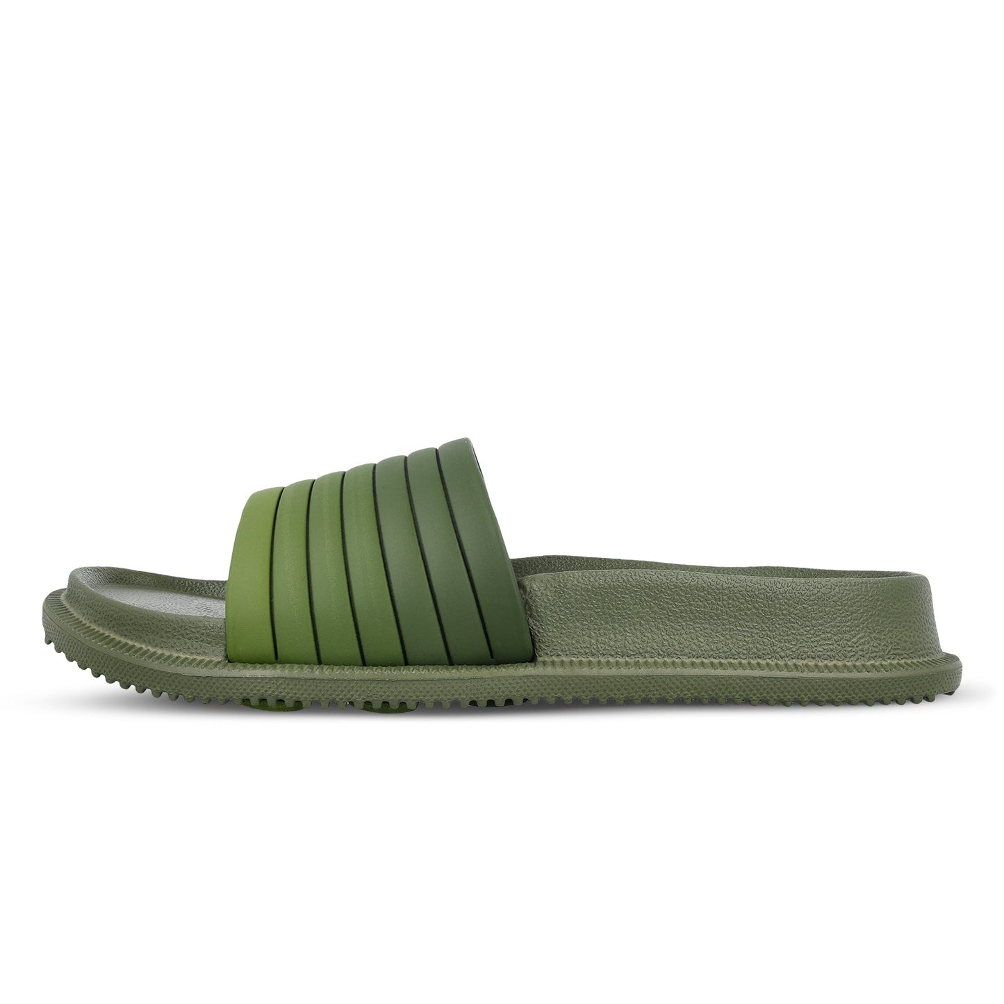 Men's Flip Flop Sliders  - WC4845 Olive