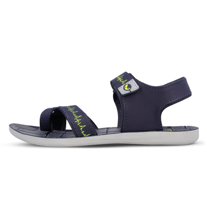 Walkaroo Boys Strappy Floater Sandals - WG5705 Blue - Walkaroo Footwear