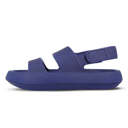 Walkaroo Mens Flip Flop Slippers - WC4828 Navy Blue - Walkaroo Footwear