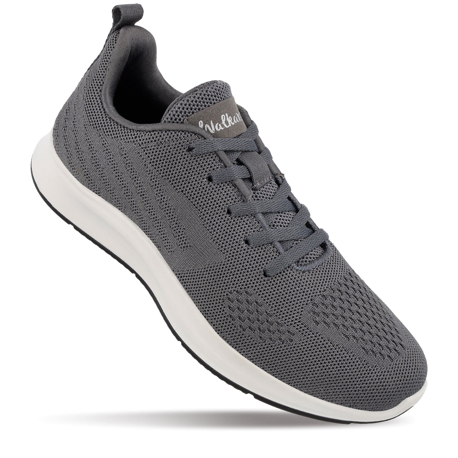 Walkaroo Men Non Marking Shoes - WS6090 Grey - Walkaroo Footwear