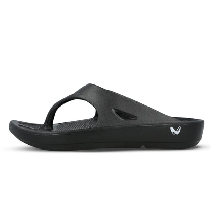 Walkaroo Men Solid Thong Flip-Flop - WC4241 Black - Walkaroo Footwear