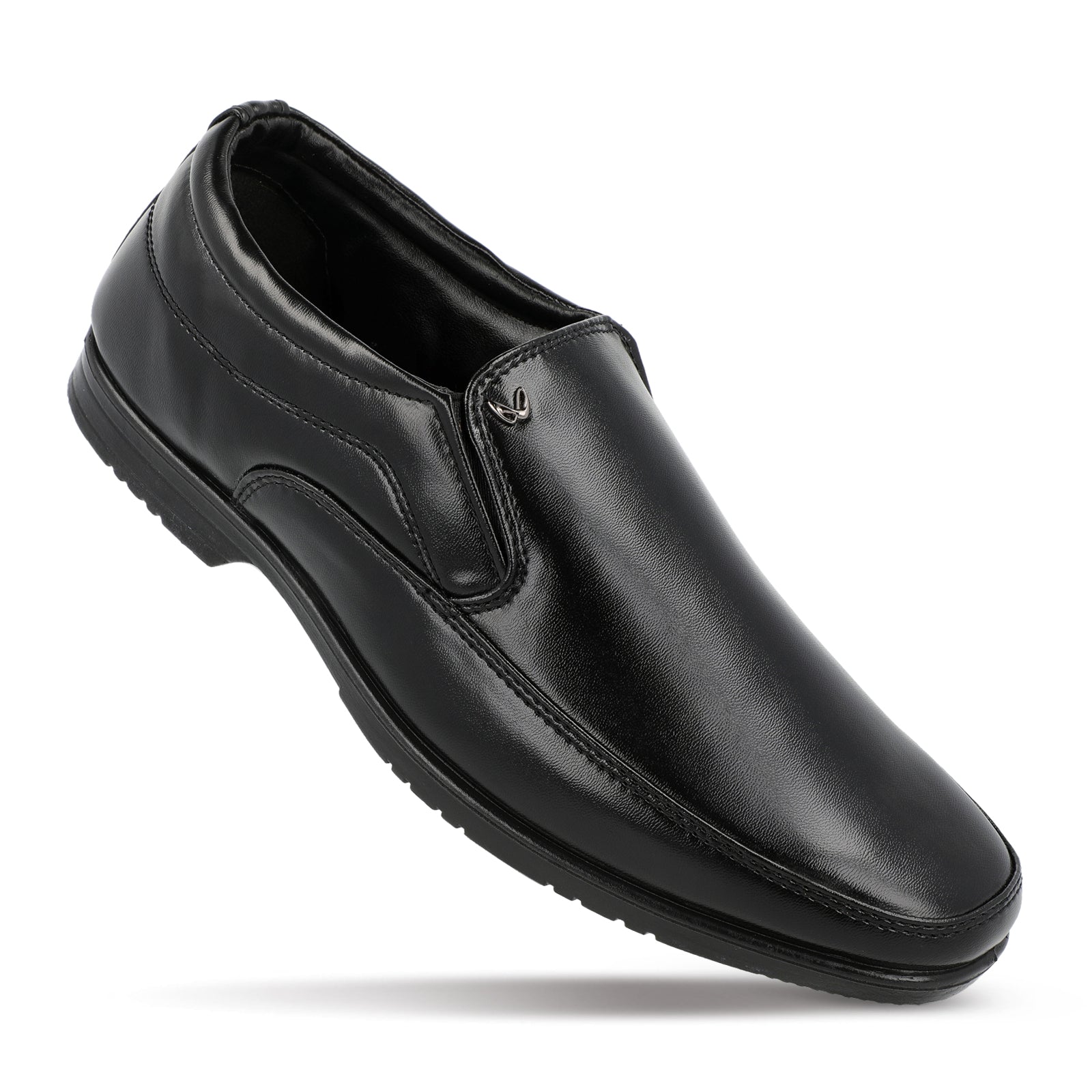 Walkaroo Xgo Men Loafer Formal Shoes - WF6010 Black - Walkaroo Footwear