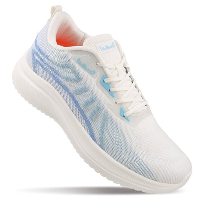 Men's Lace-up Walking Shoe - WS9105 White Blue