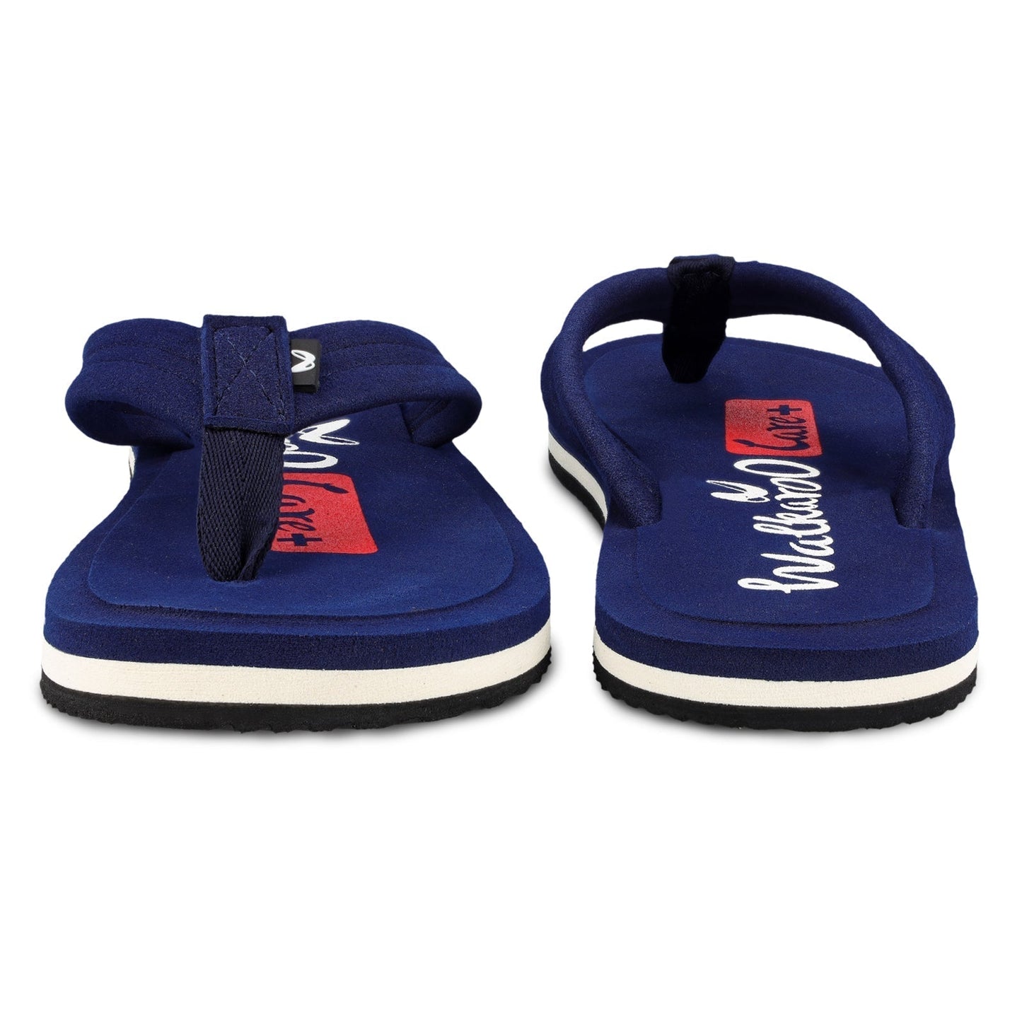 Walkaroo Men Solid Care Plus Flip-Flop - WH3807 Navy Blue - Walkaroo Footwear