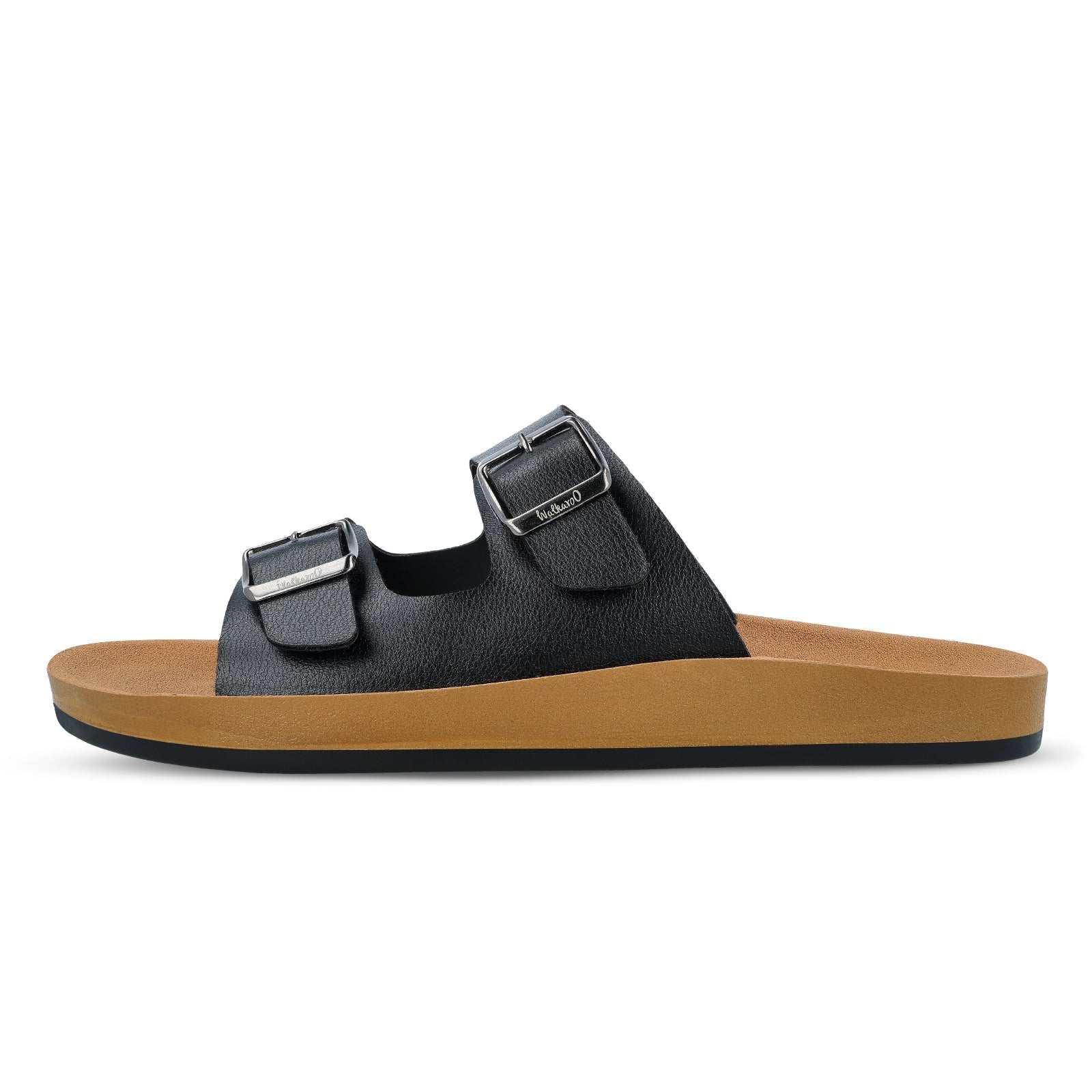 Walkaroo+ Men Sandals - WE1333 Black - Walkaroo Footwear