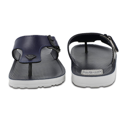 Walkaroo Boy Solid Thong Sandals - 13123 Blue Grey - Walkaroo Footwear