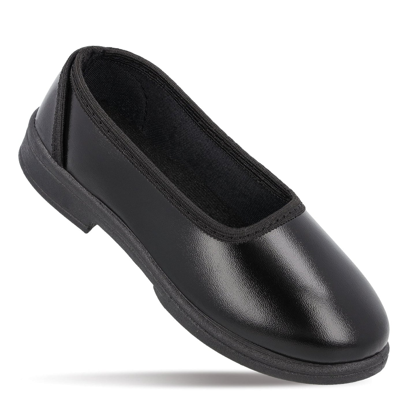 Kids Slip-On school Shoe - WV593 Black