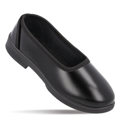 Kids Slip-On school Shoe - WV593 Black