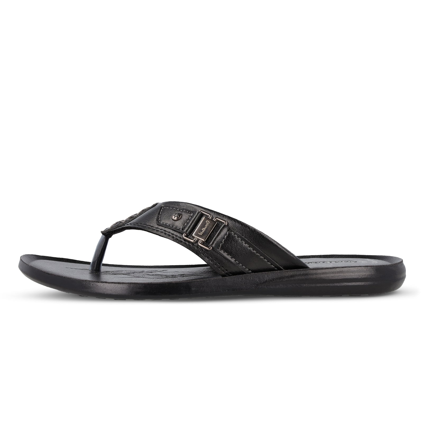 Walkaroo Men Sandal - WG5078 Black - Walkaroo Footwear