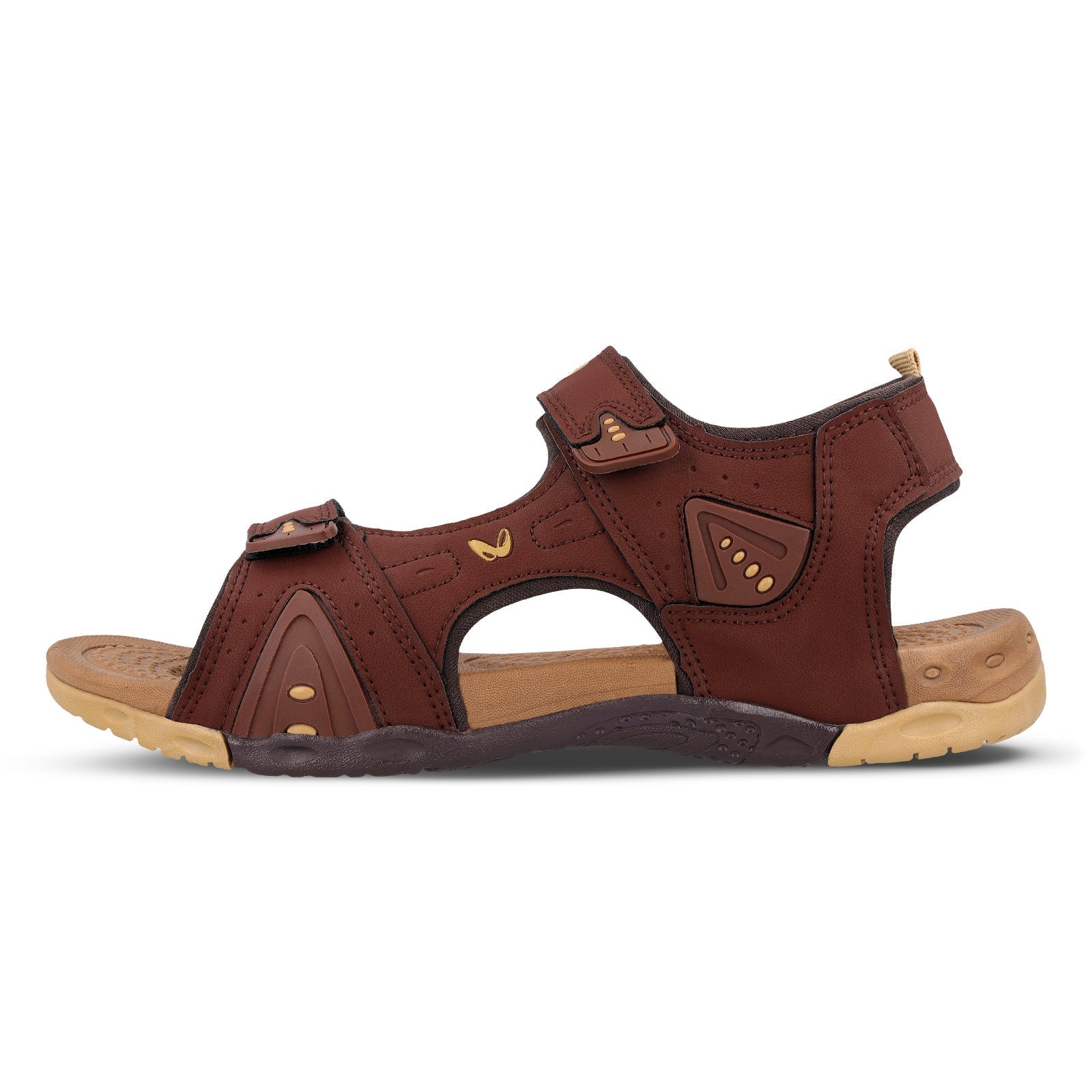 Walkaroo Men Sandals - WC4381 Tan - Walkaroo Footwear