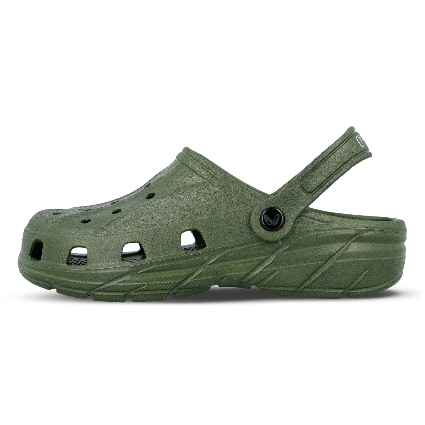 Walkaroo Mens Clogs - WC4838 Olive - Walkaroo Footwear