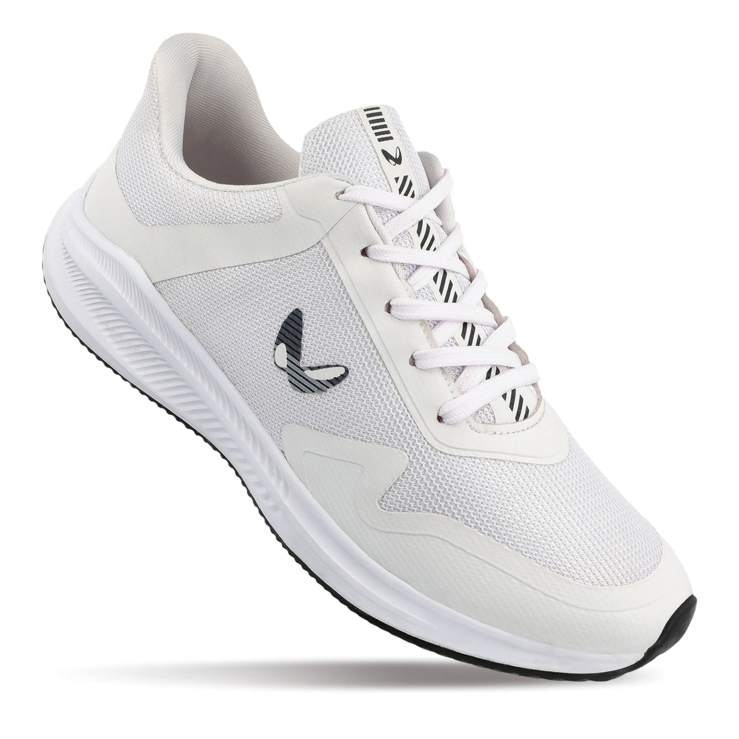 Walkaroo Men Lace-up Training Shoes - WS9063 White - Walkaroo Footwear