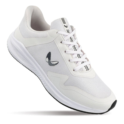 Walkaroo Men Lace-up Training Shoes - WS9063 White - Walkaroo Footwear