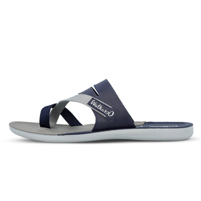 Walkaroo Men Sandal - WG5451 Blue Grey - Walkaroo Footwear