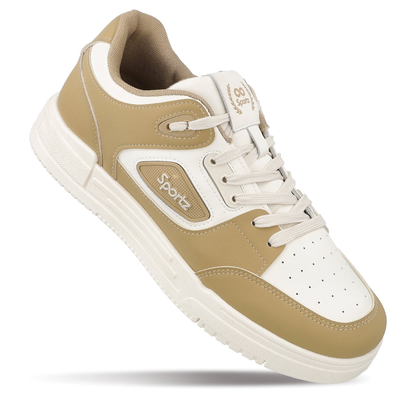 Men's Sports Sneakers - SGE24001 White Tan