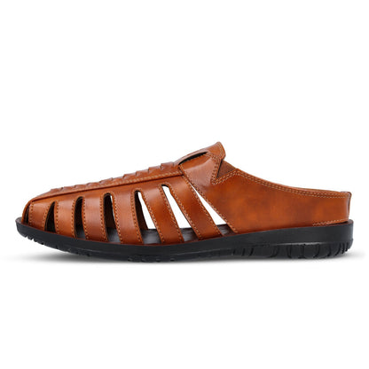 Walkaroo Men Sandal - WG5474 Tan - Walkaroo Footwear