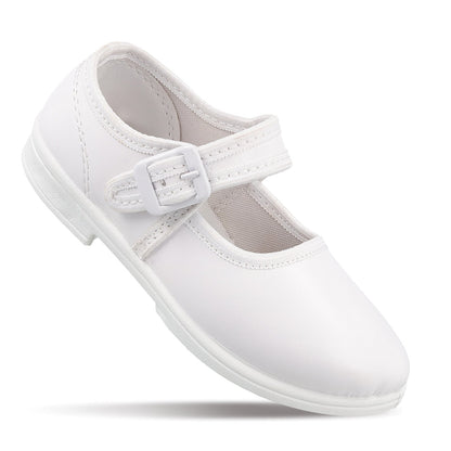 Kids School Shoe - WV591 White