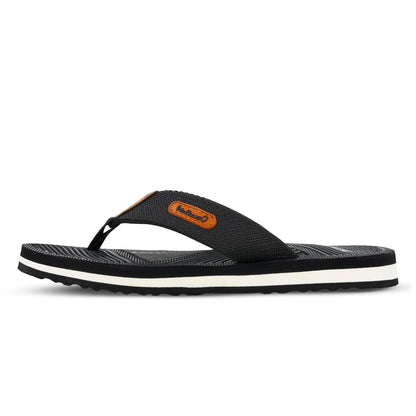 Walkaroo Men Flip Flop - WC4276 Black - Walkaroo Footwear