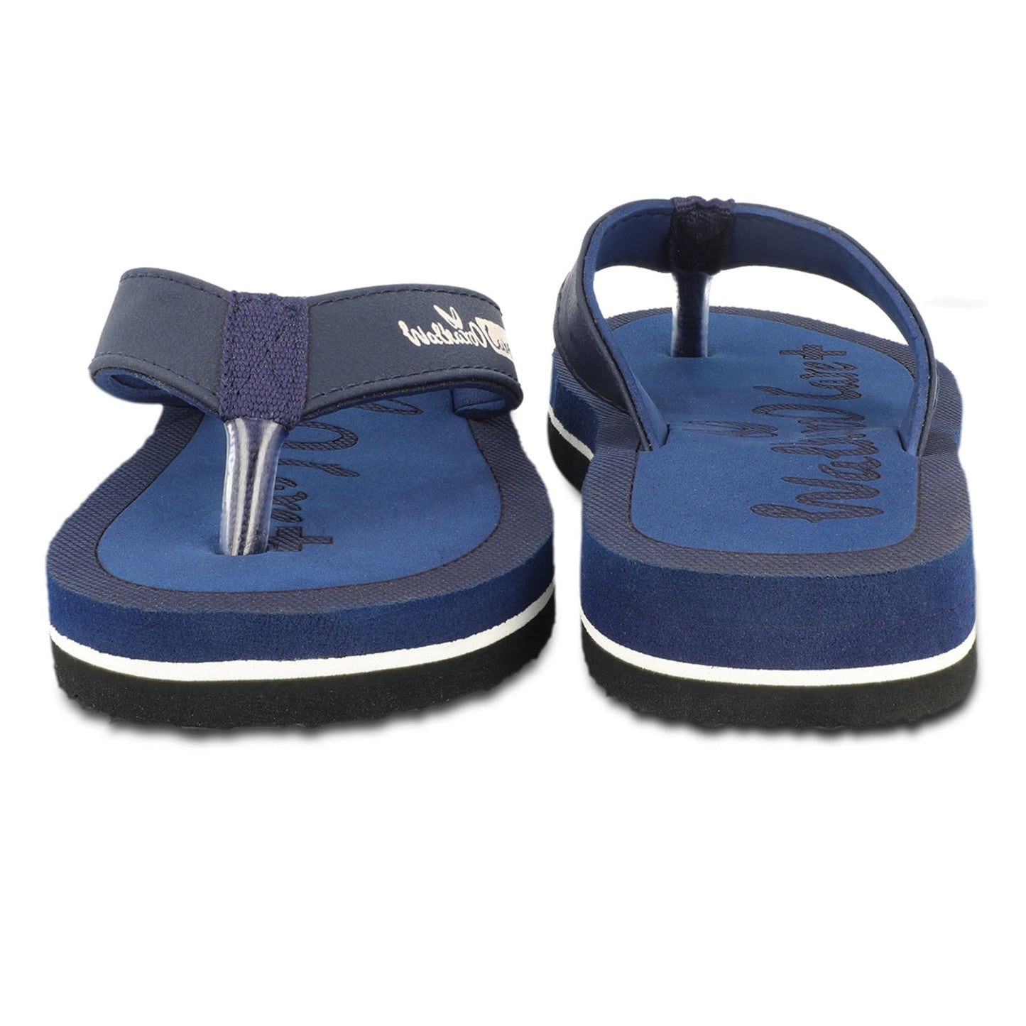 Walkaroo Womens Printed Care Plus Flip-Flop - WH3956 Blue - Walkaroo Footwear