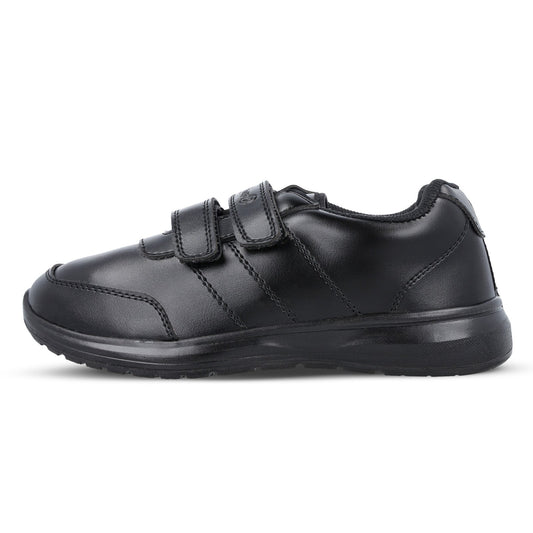 Walkaroo Senior boys School Shoes - WV502 Black - Walkaroo Footwear