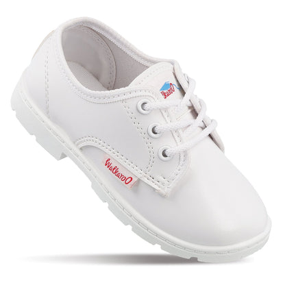 Kids School Shoes - WV521 White