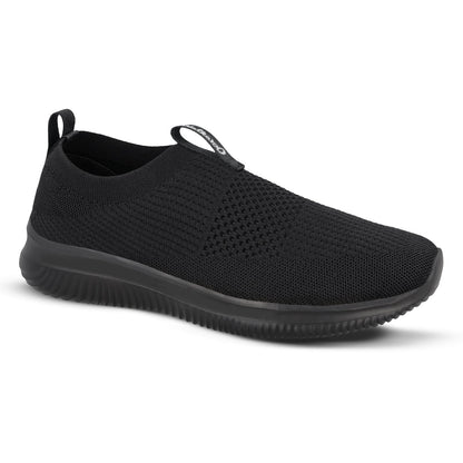Men`s Slip-on Walking Shoes - WS9551 Black Black