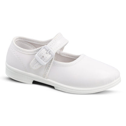 Kids School Shoe - WV591 White
