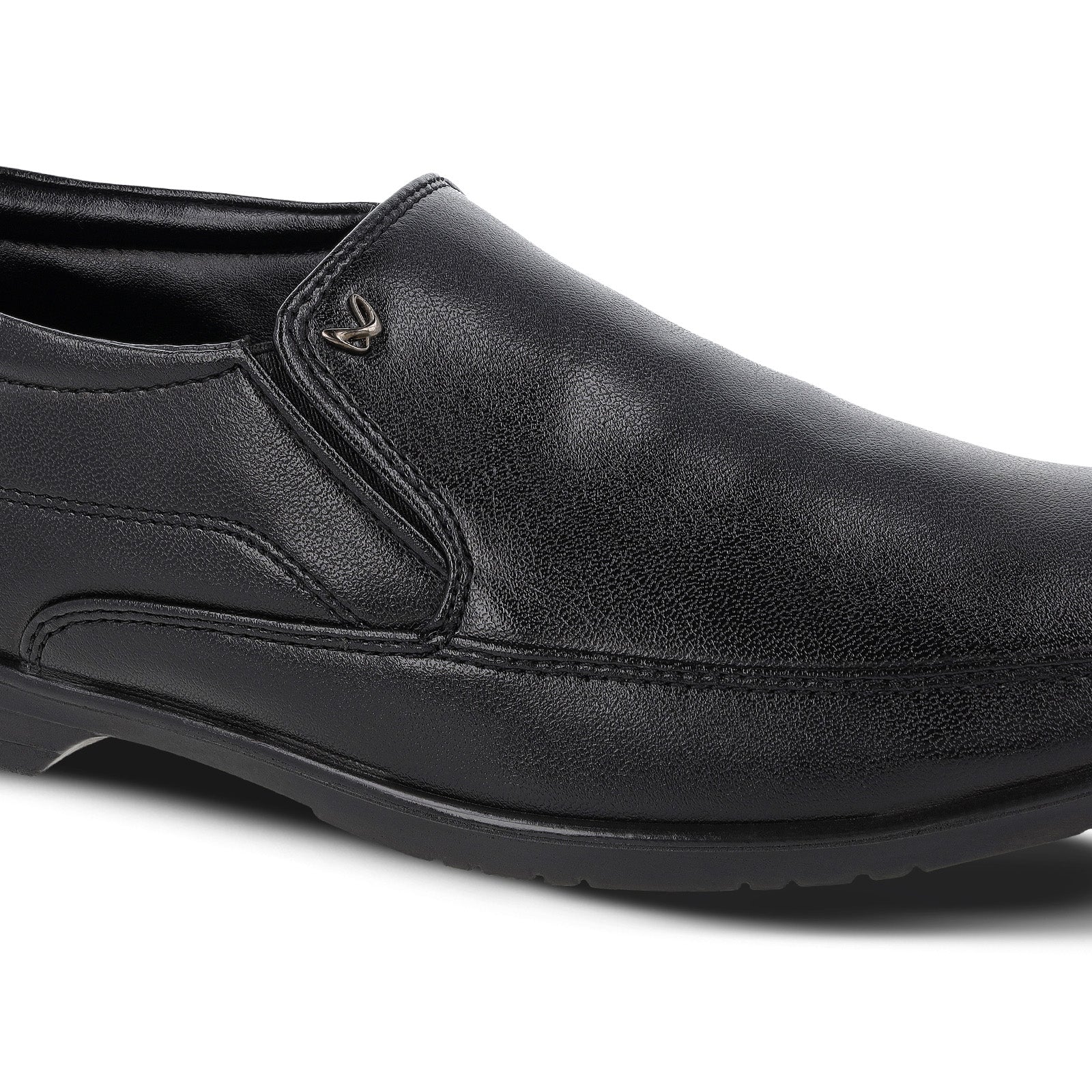 Walkaroo Men Formal Loafer Shoes - WF6303 Black - Walkaroo Footwear