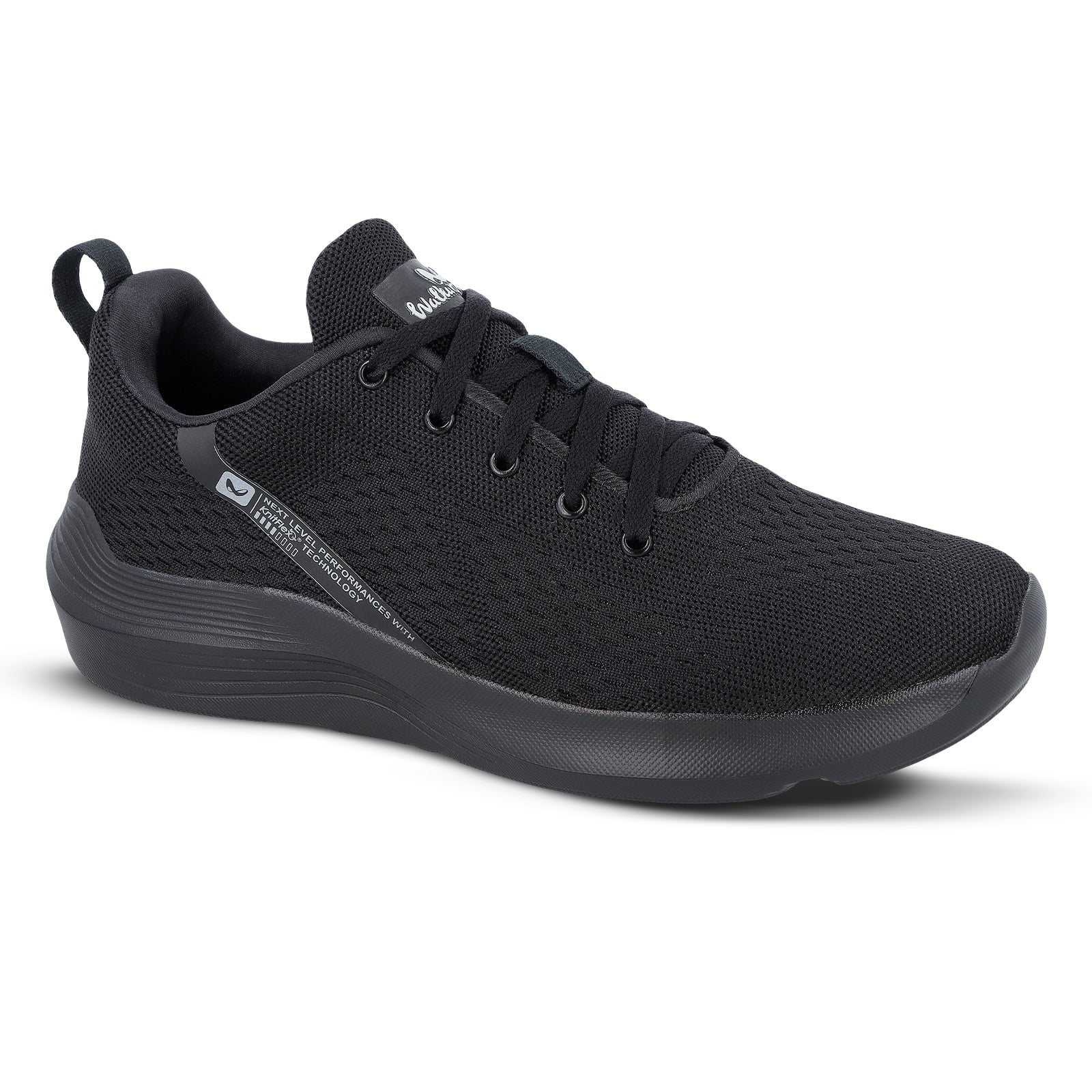 Walkaroo Men Walking shoe - WS9553 Black - Walkaroo Footwear