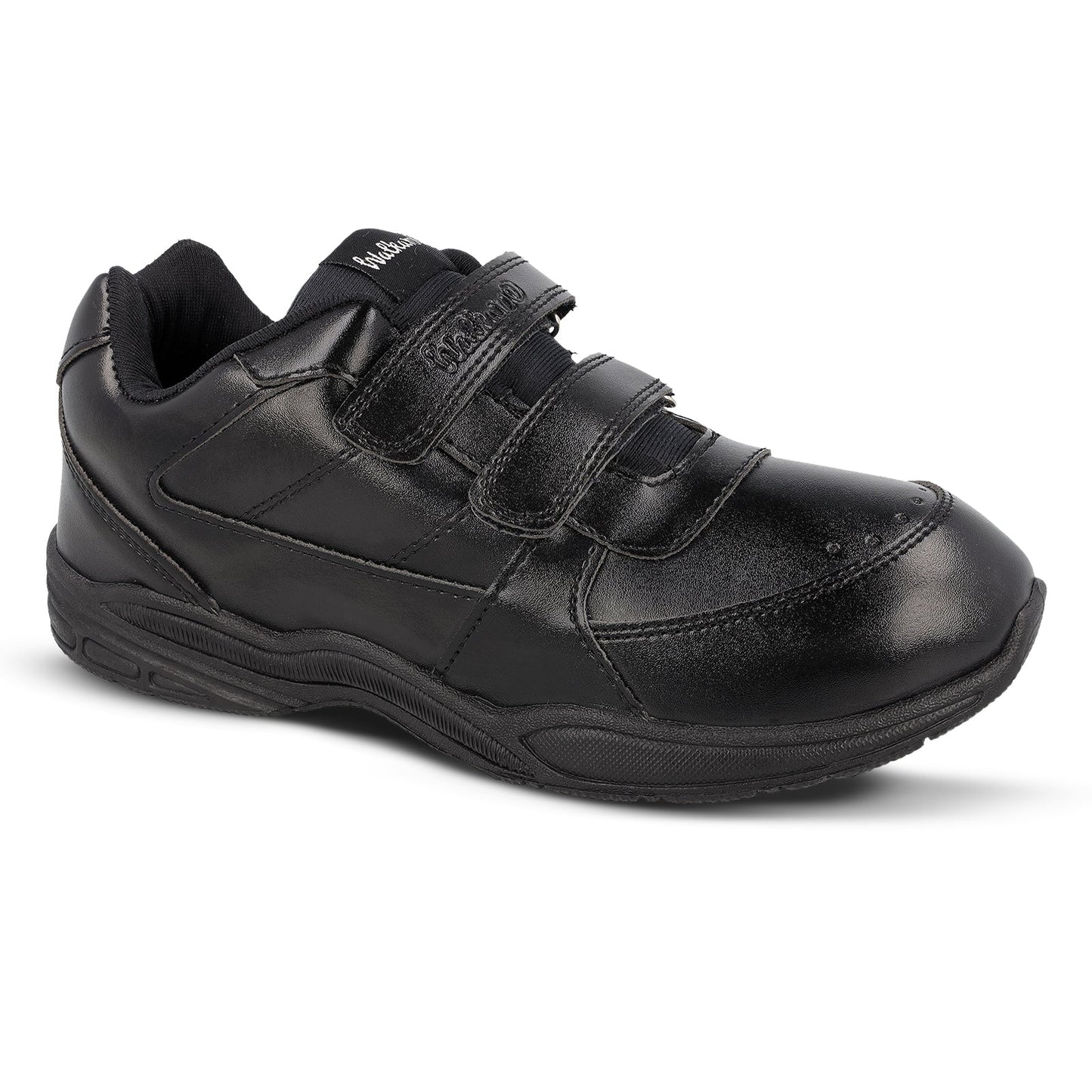 Walkaroo Senior Boys School Shoes - 570 Black - Walkaroo Footwear