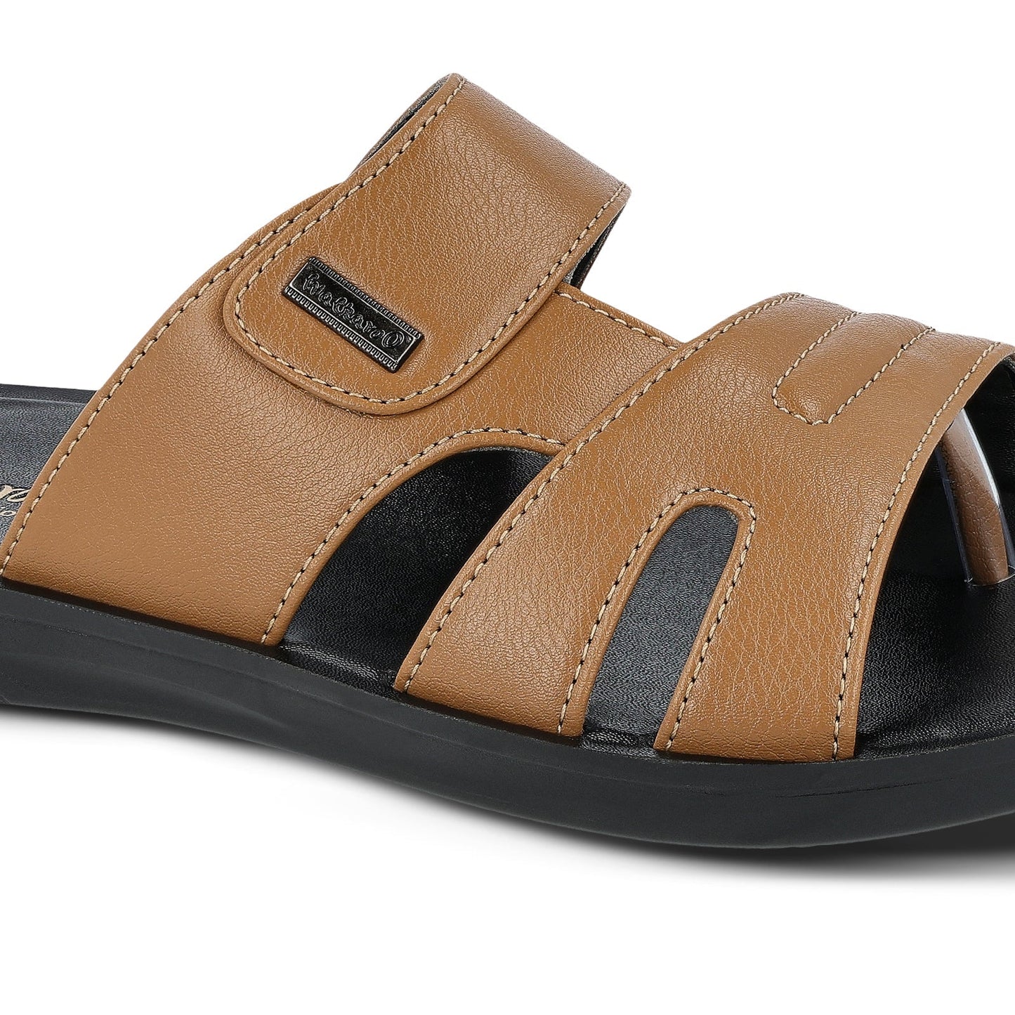 Walkaroo+ Men Sandals - WE1327 Chiku - Walkaroo Footwear