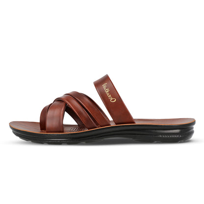 Men's Daily Wear Sandals  - W5687 Dark Brown