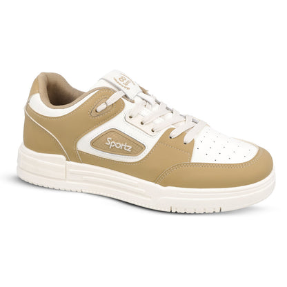 Men's Sports Sneakers - SGE24001 White Tan