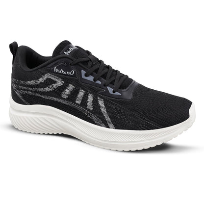 Walkaroo Men Sports Shoe - WS9105 Black - Walkaroo Footwear