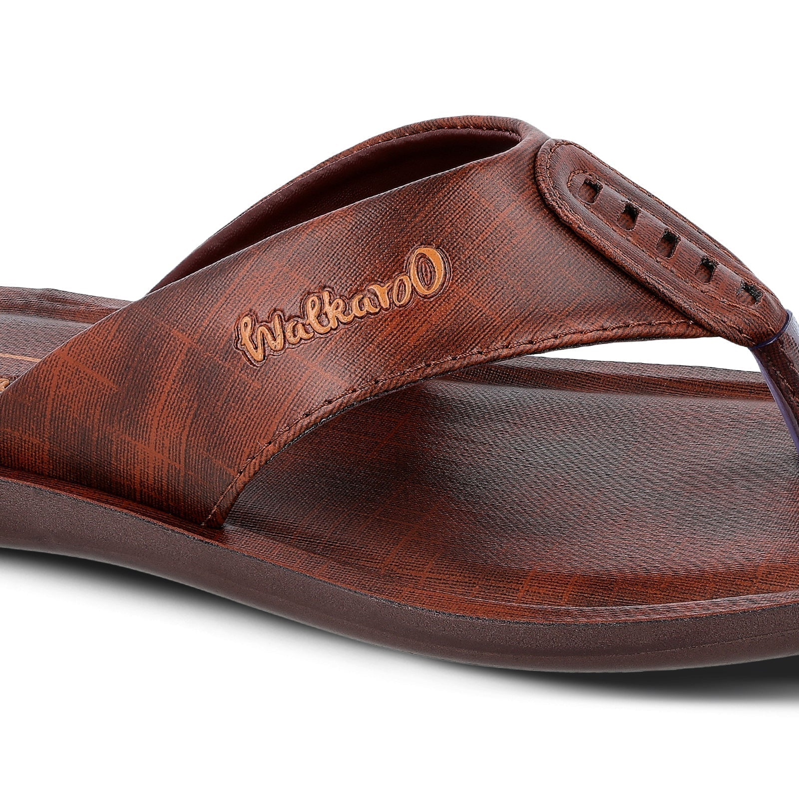 Walkaroo Men Sandals - WG5060 Brown - Walkaroo Footwear