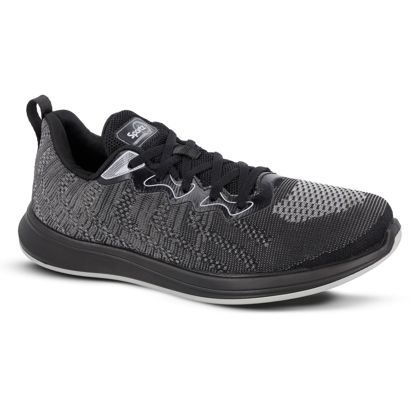 Men's Daily Wear Non Marking Sports Shoes  - WS6092 Black