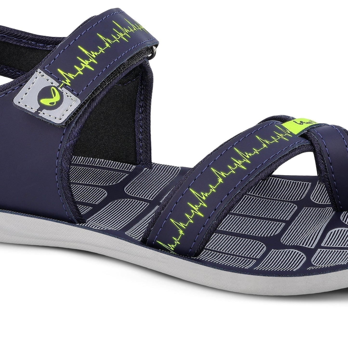 Walkaroo Men Strappy Floater Sandals - WG5705 Blue - Walkaroo Footwear