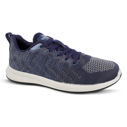 Men's Daily Wear Non Marking Sports Shoes  - WS6092 Navy Blue