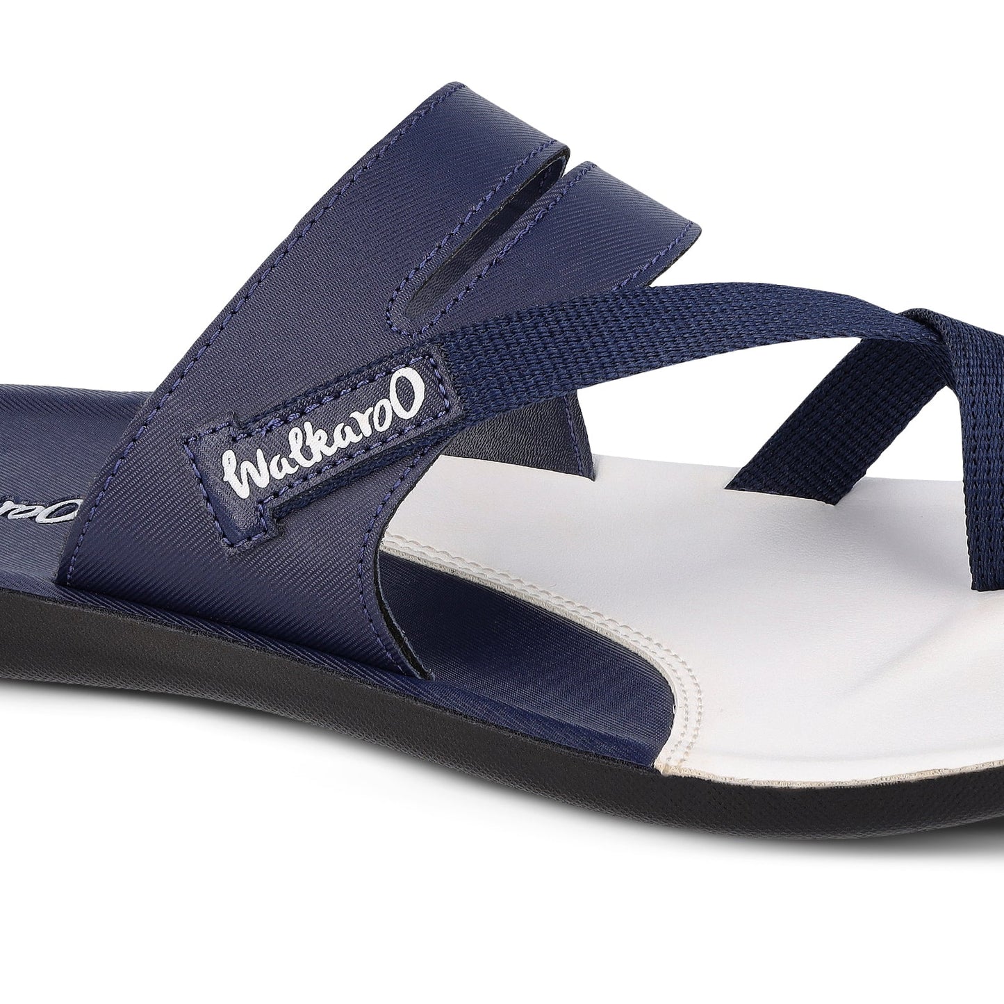 Walkaroo Boys Sandal - WG5451 Blue white - Walkaroo Footwear