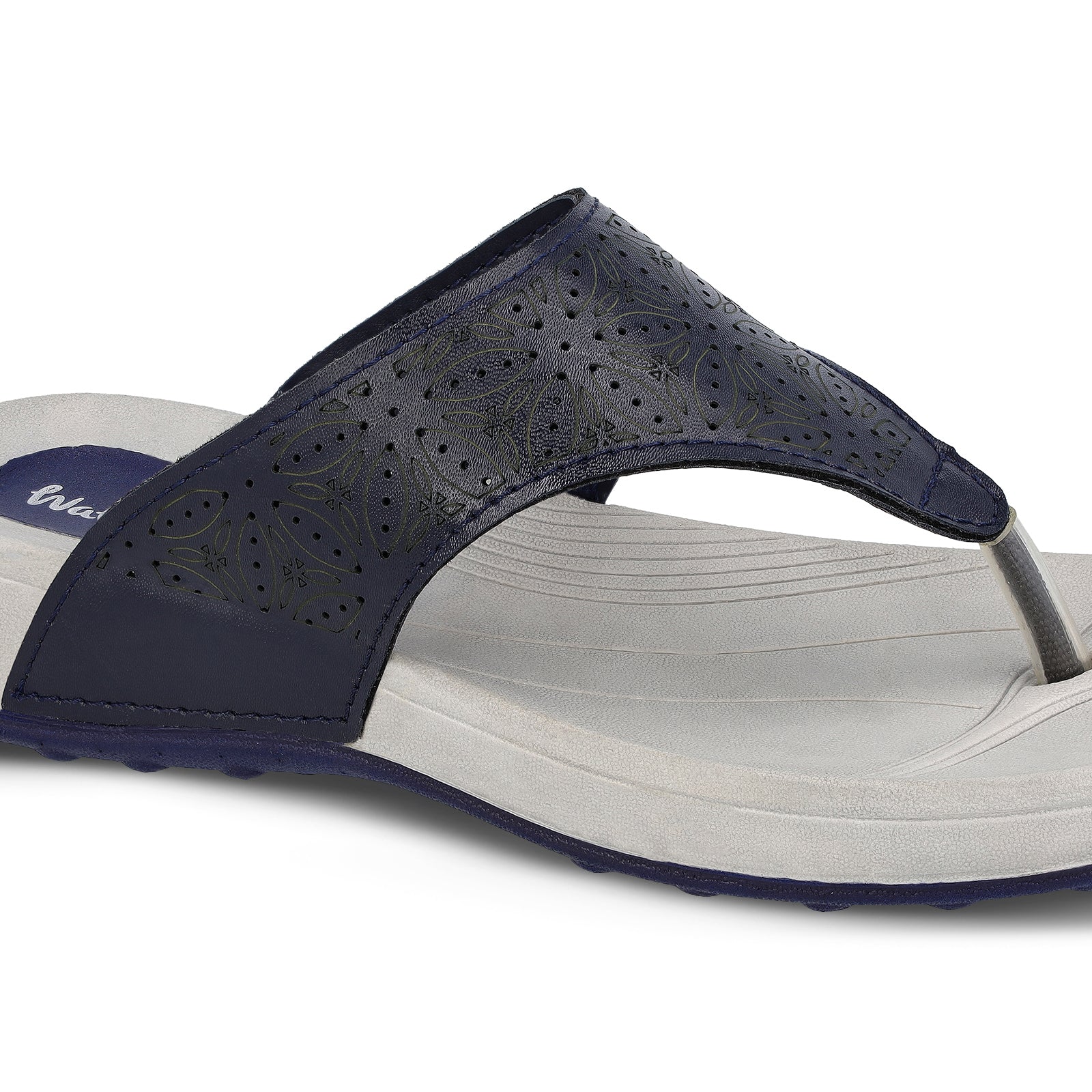 Walkaroo Womens Sandal - WC4981 Blue - Walkaroo Footwear