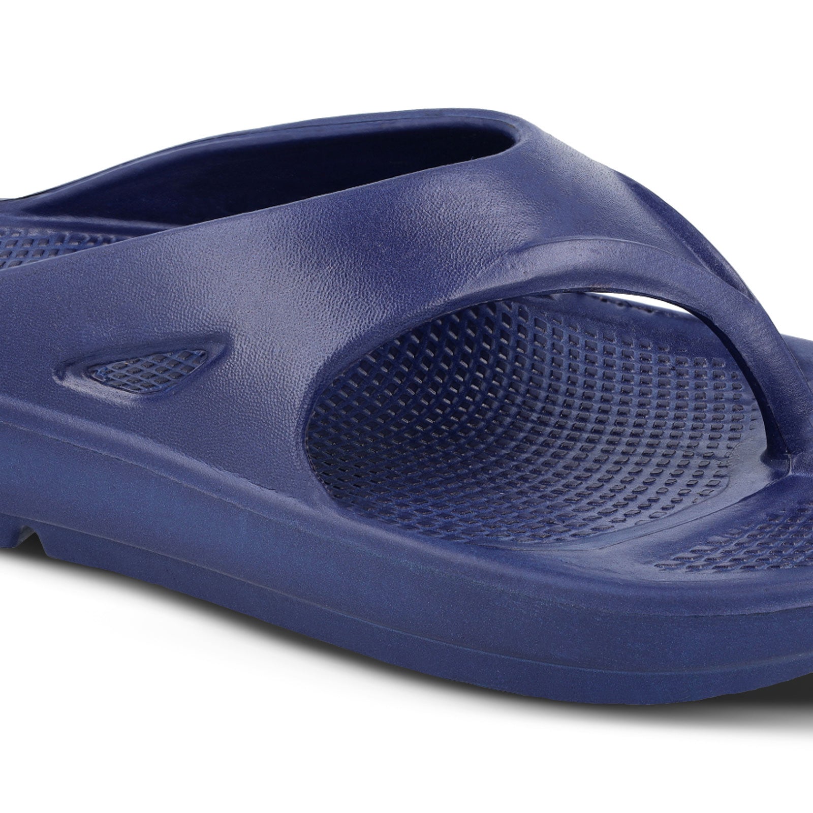 Walkaroo Men Solid Thong Flip-Flop - WC4241 Navy Blue - Walkaroo Footwear