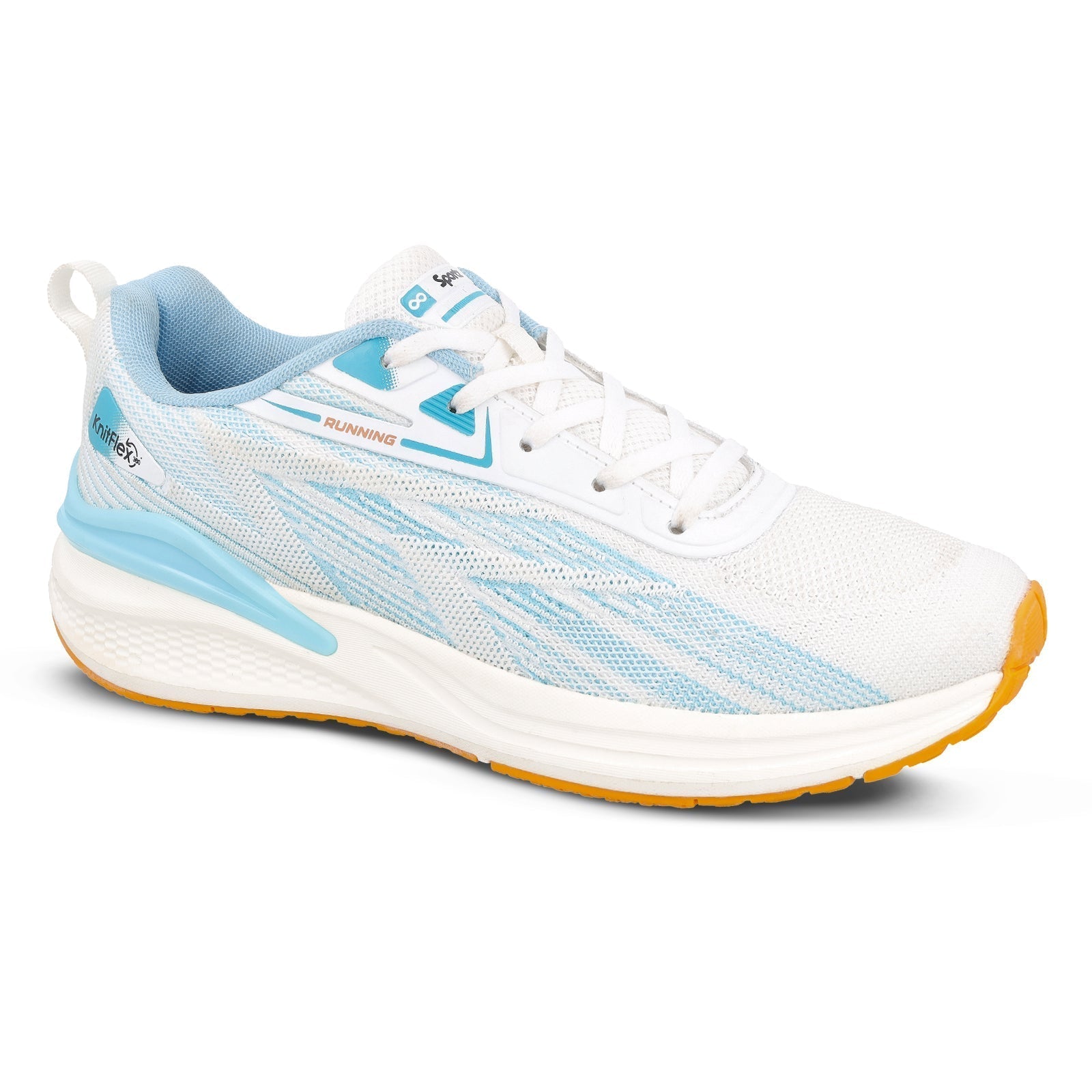 Walkaroo Men Sports Shoe - WS9133 White - Walkaroo Footwear