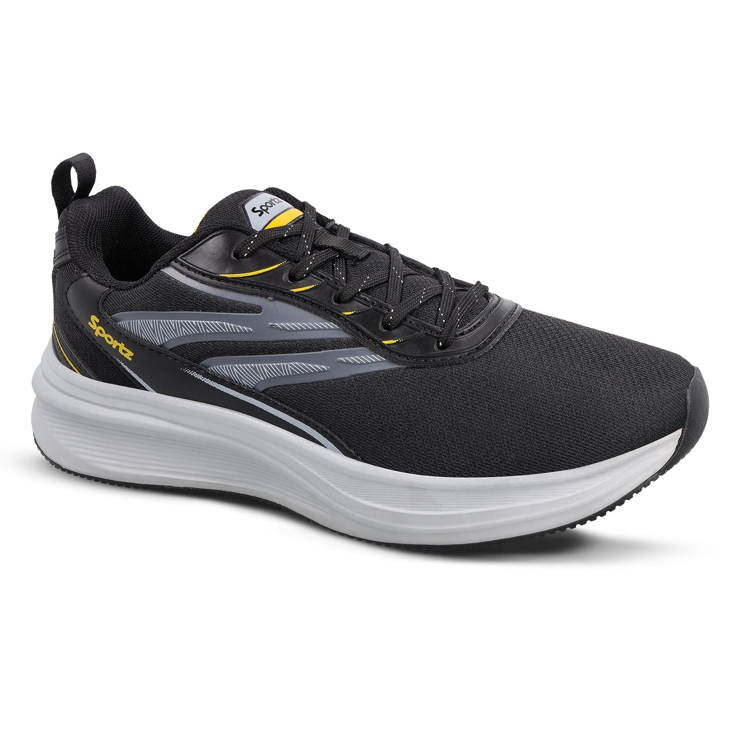 WILZER Men's Lace-up Sports Shoe - WS9153 Black