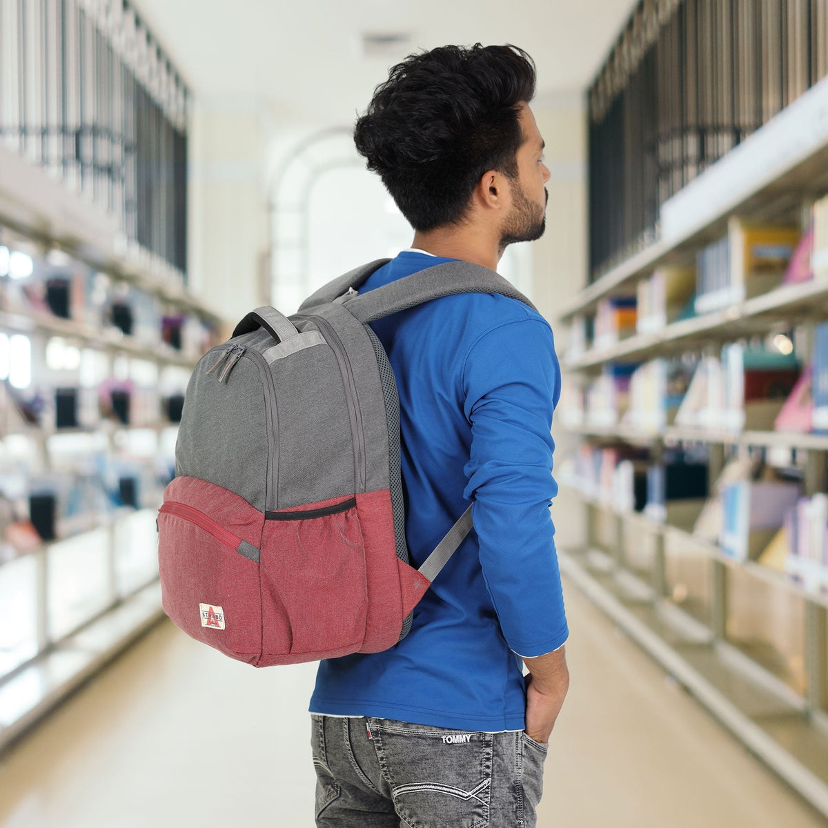 Cooper Casual Backpack - Maroon