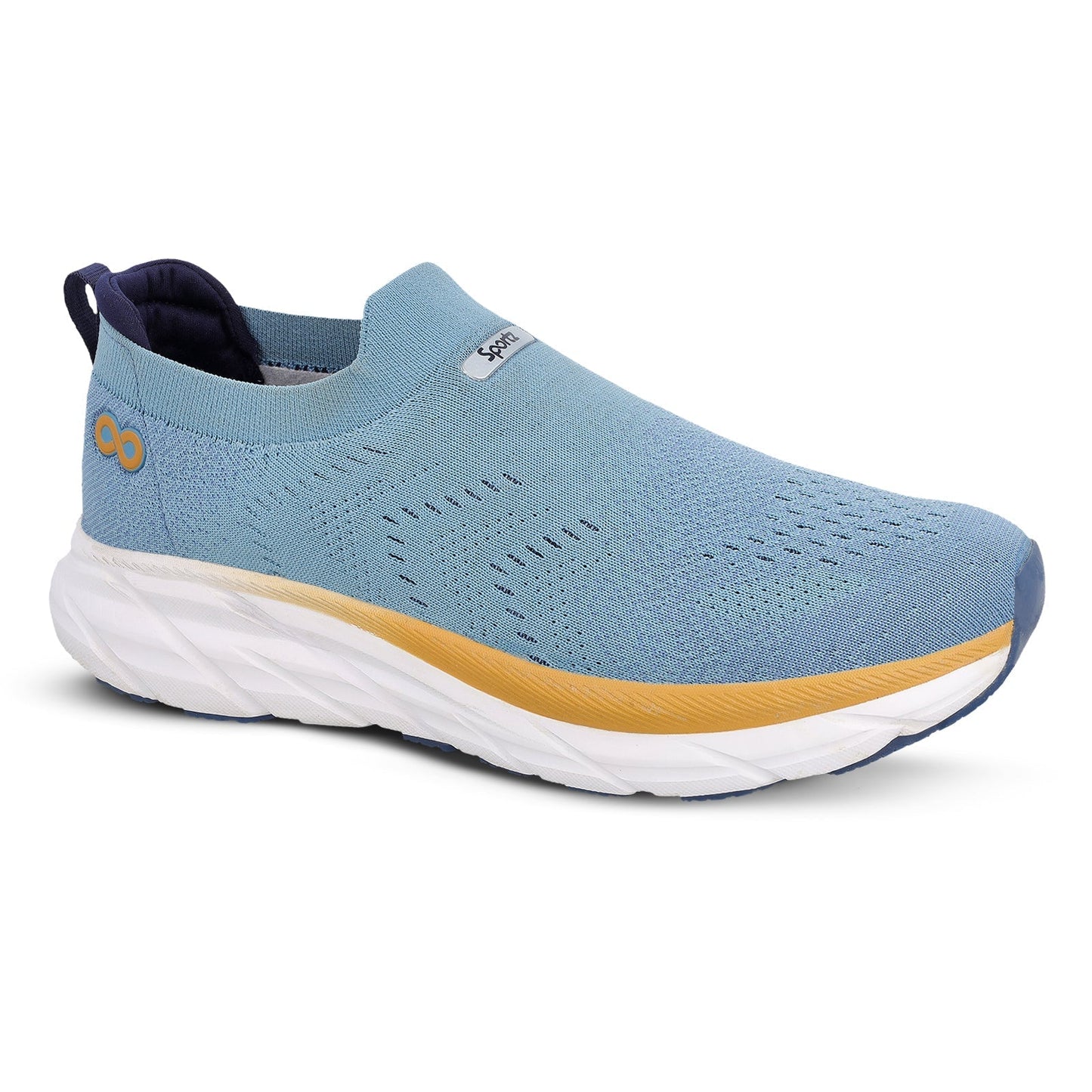 LOBER Men's Slip-on Walking Shoe - Slate Blue