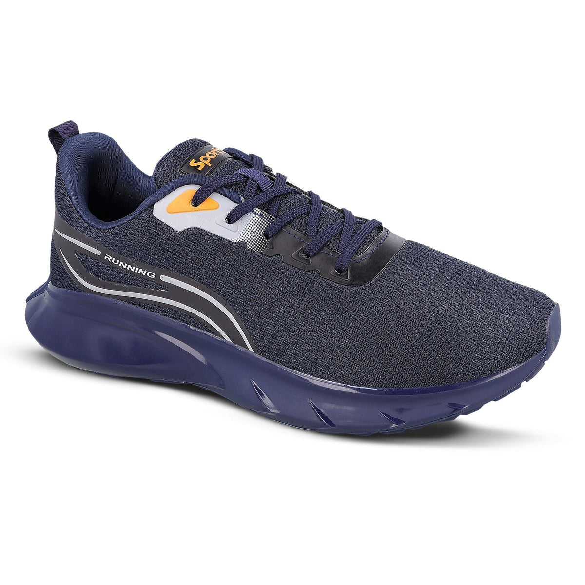 ZYLOK Men's Lace-up Sports Shoes - WS9604 Navy Blue
