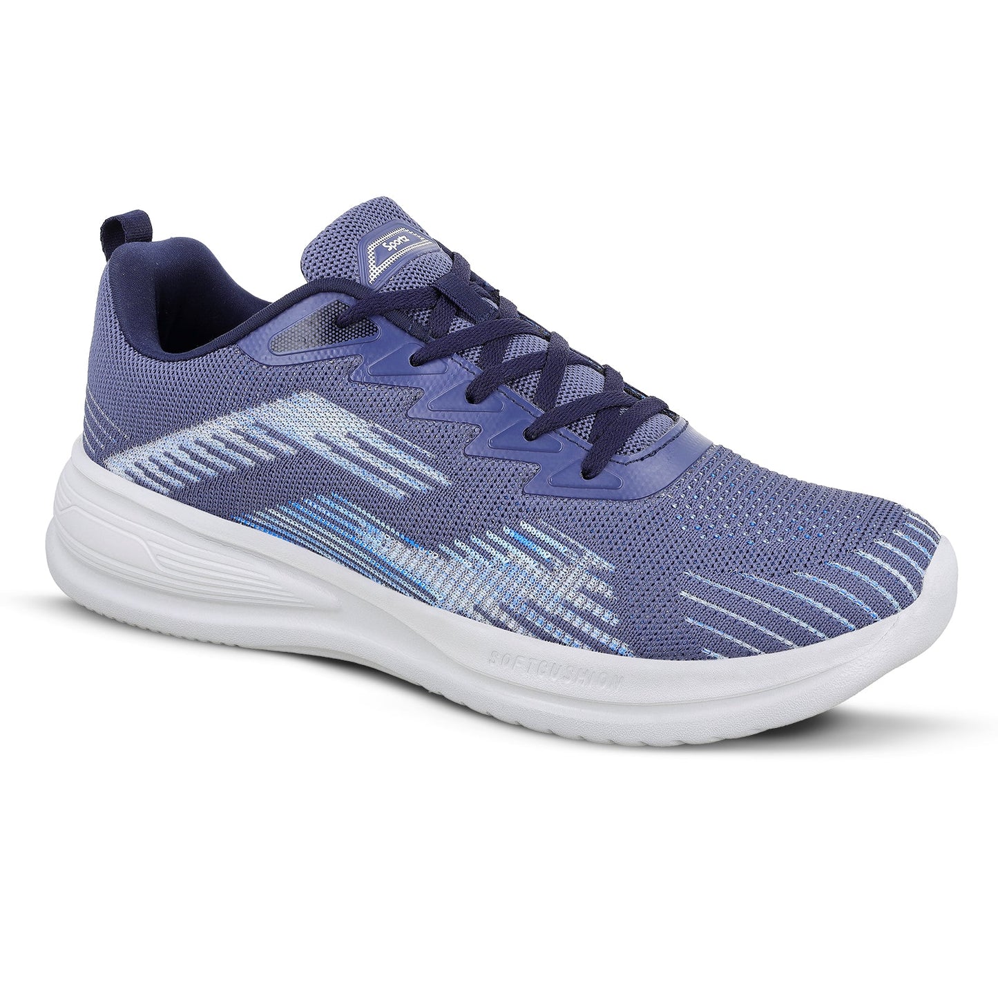 WALKAROO MEN WALKING SHOES - WS9584 NAVY BLUE
